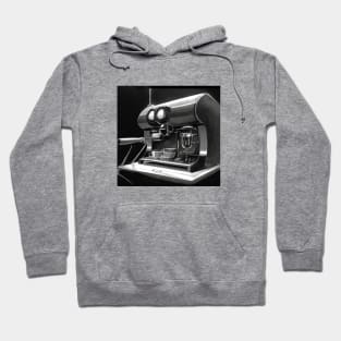 Coffee Vintage Monochrome Pointillism Since Hoodie